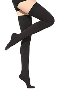 thigh high 20 - 30 mmHg support womens compression socks