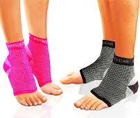compression ankle socks and stockings include arch/heel support and accelerated blood flow to reduce pain and soreness in the feet