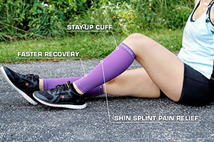 unique features of legs compression leg sleeves