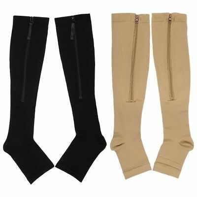 image showing different colors of compression socks with zip