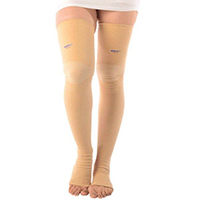 varicose veins thigh length hosiery