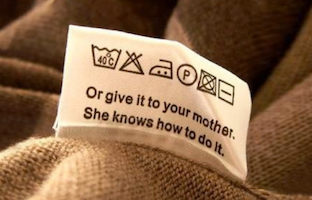 Washing Instruction Fun Fact