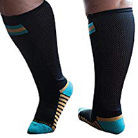 perfect pair of Wide calves compression socks and compression stockings for heavy women