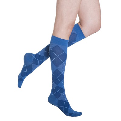 Zensah Argyle Compression Socks